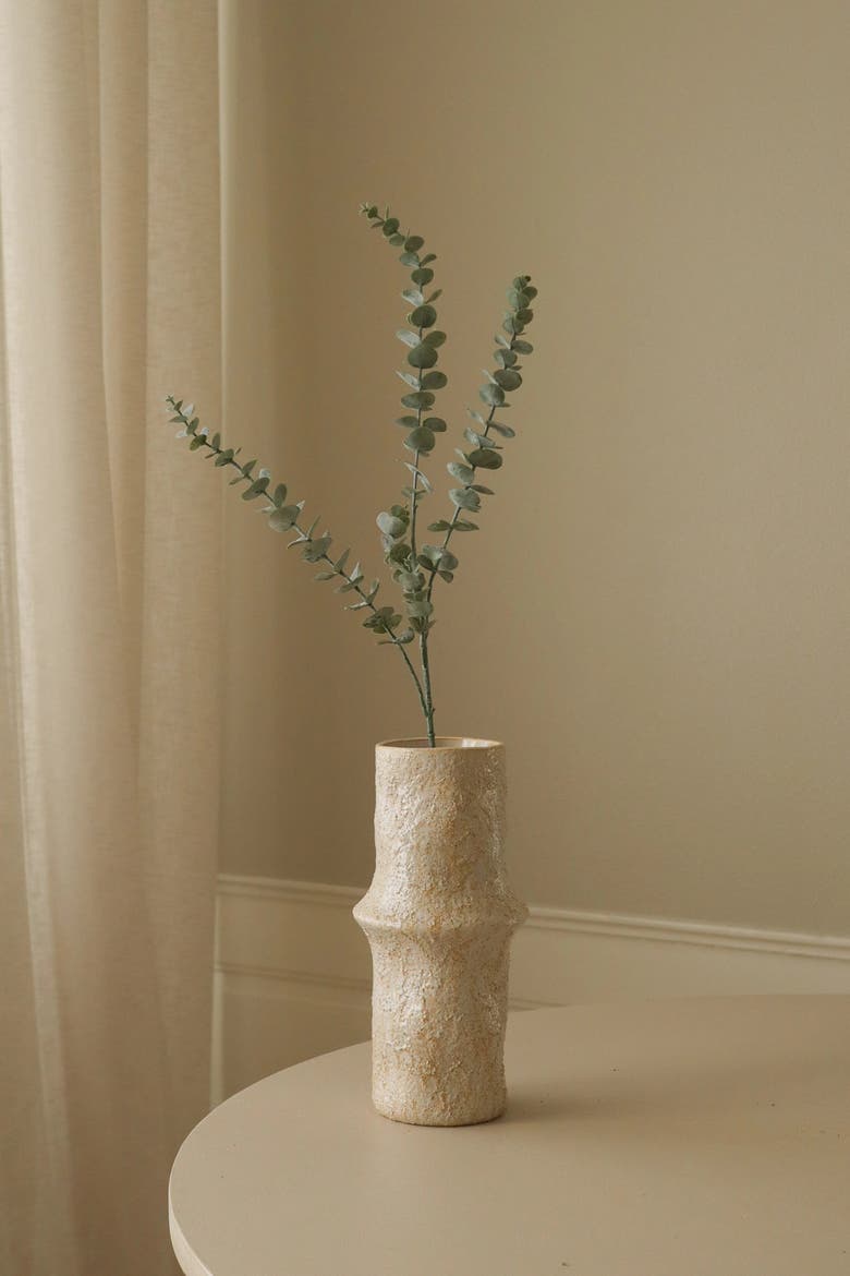 Green Eucalyptus Five Leaves, Alternate, color, Green