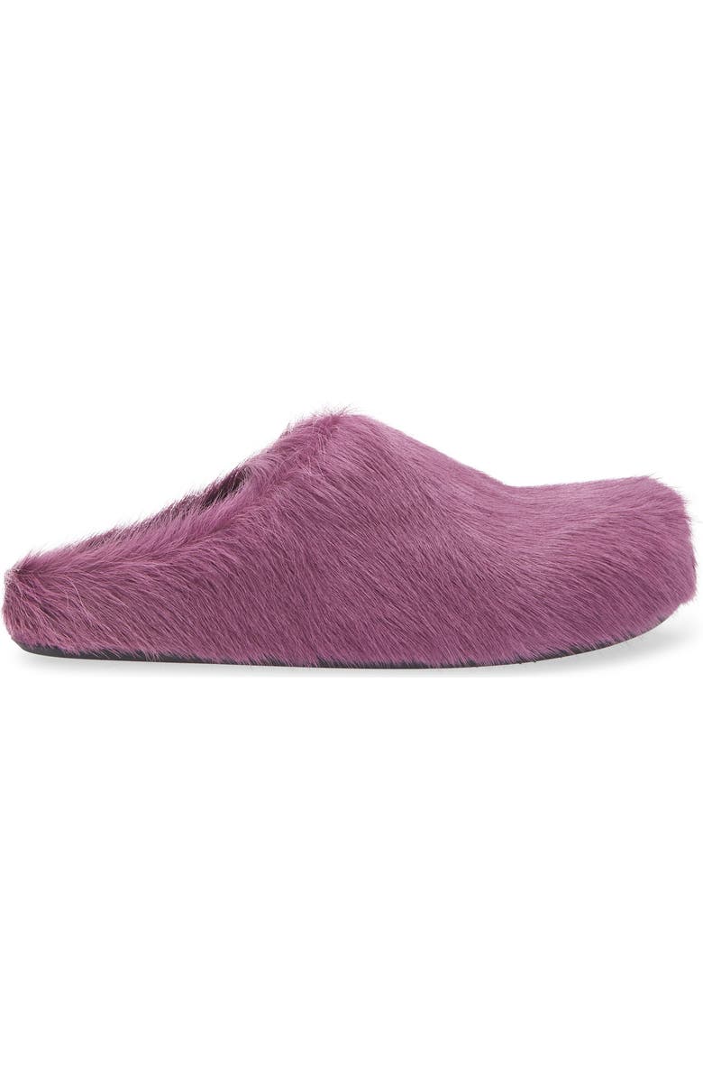 Marni Fussbett Sabot Genuine Calf Hair Clog, Alternate, color, Purple