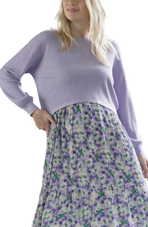 Crop Maternity Sweater