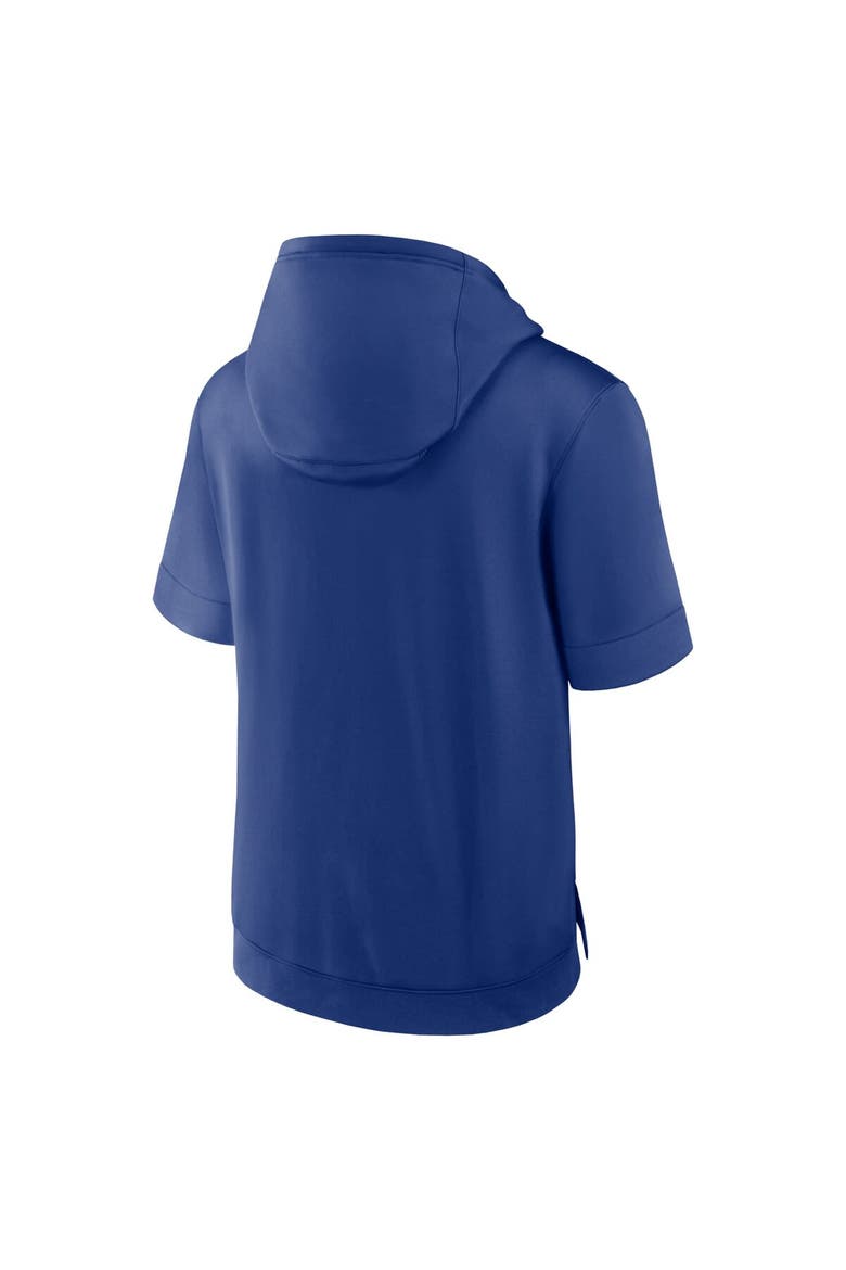 Men's Nike Royal Chicago Cubs Tri Code Lockup Short Sleeve Pullover Hoodie, Alternate, color, Royal