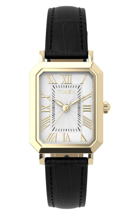 Vivienne Trend 21mm Leather Strap Watch