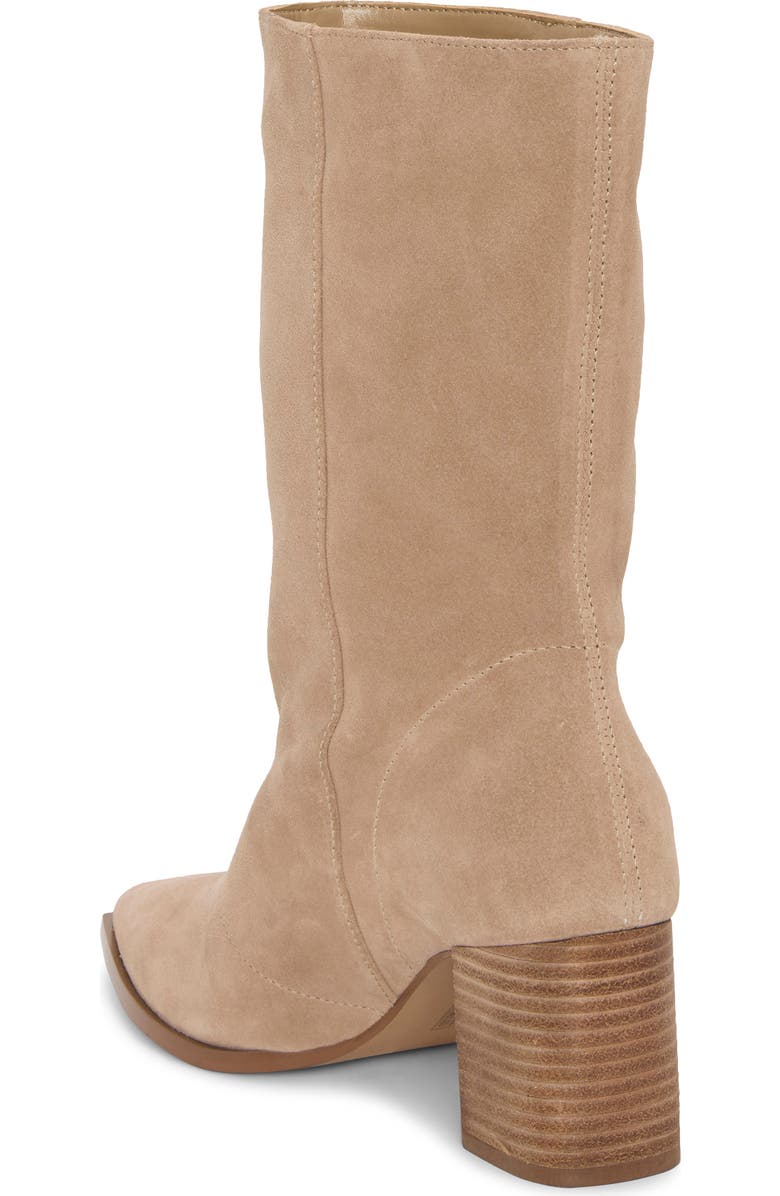 Vince Camuto Lorrys Whipstitch Block Heel Boot, Alternate, color, Tortilla