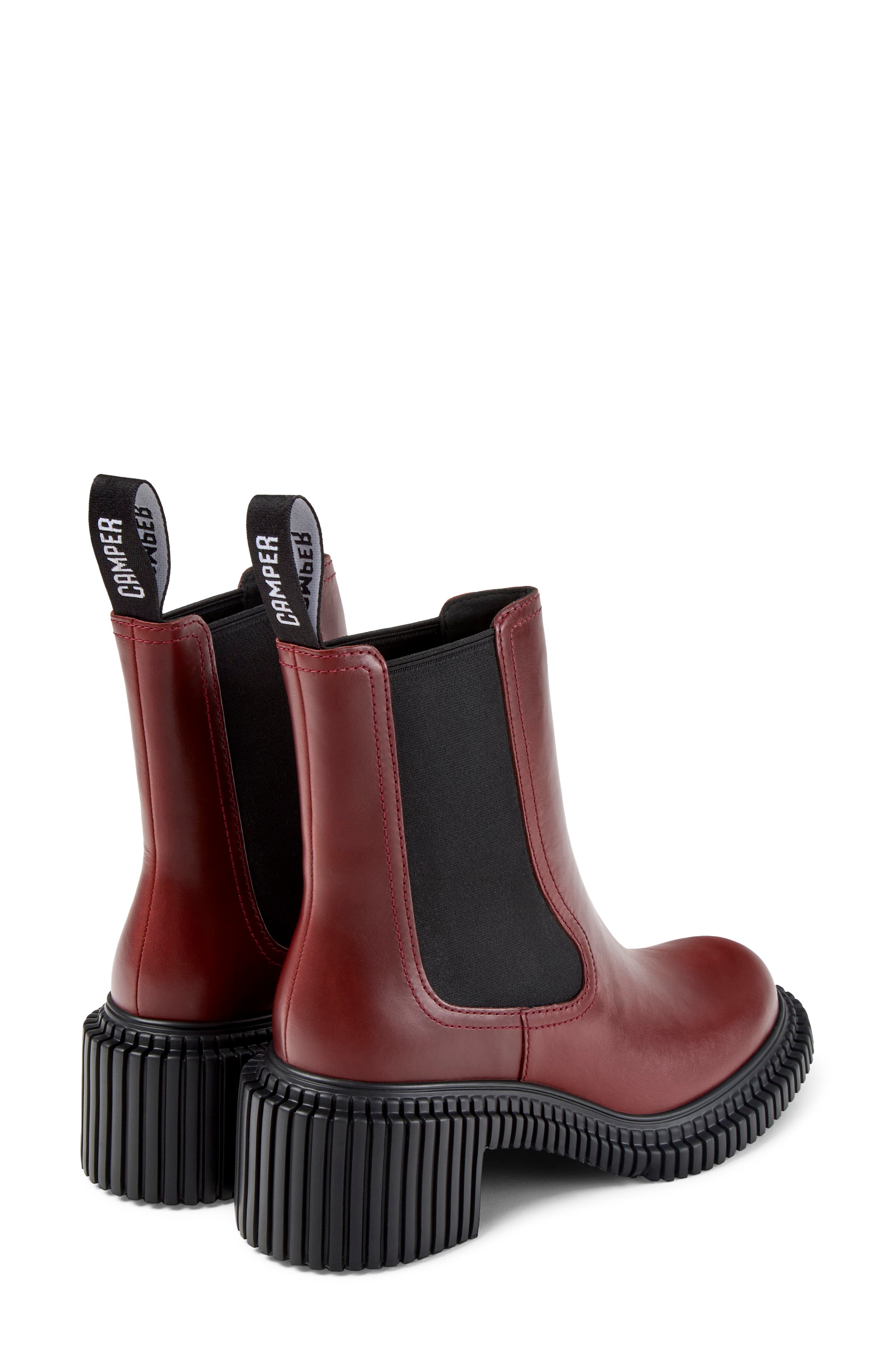 Pix London Chelsea Boot, Alternate, color, BURGUNDY