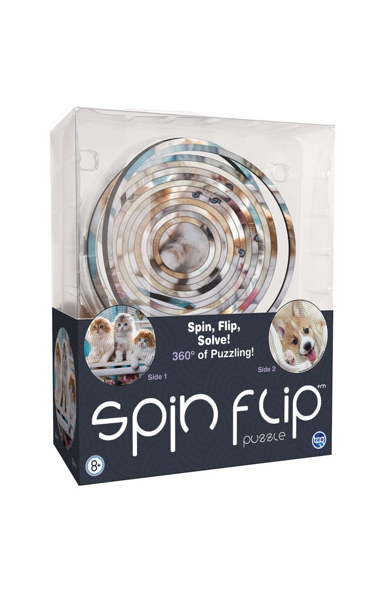 Spin Flip Puppies & Kittens 2L 2In1 Doublesided Puzzle, Main, color, Multicolored