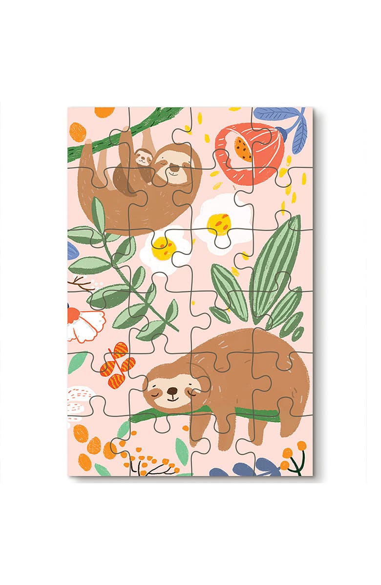 Journey of Something Sloth, 24 Piece Puzzle, Jigsaw, Whimsical Animal Scene, Main, color, 