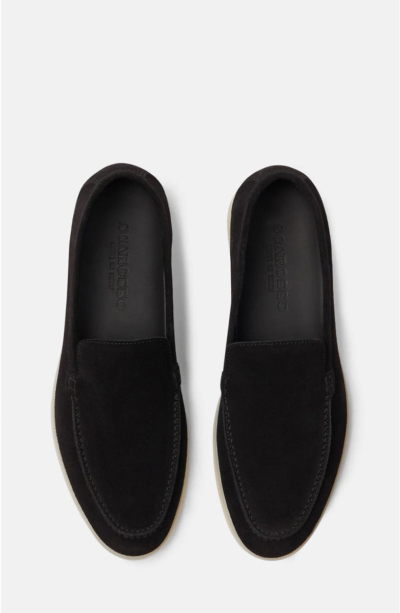 SCAROSSO Ludovica Loafers, Alternate, color, Black Edit - Suede