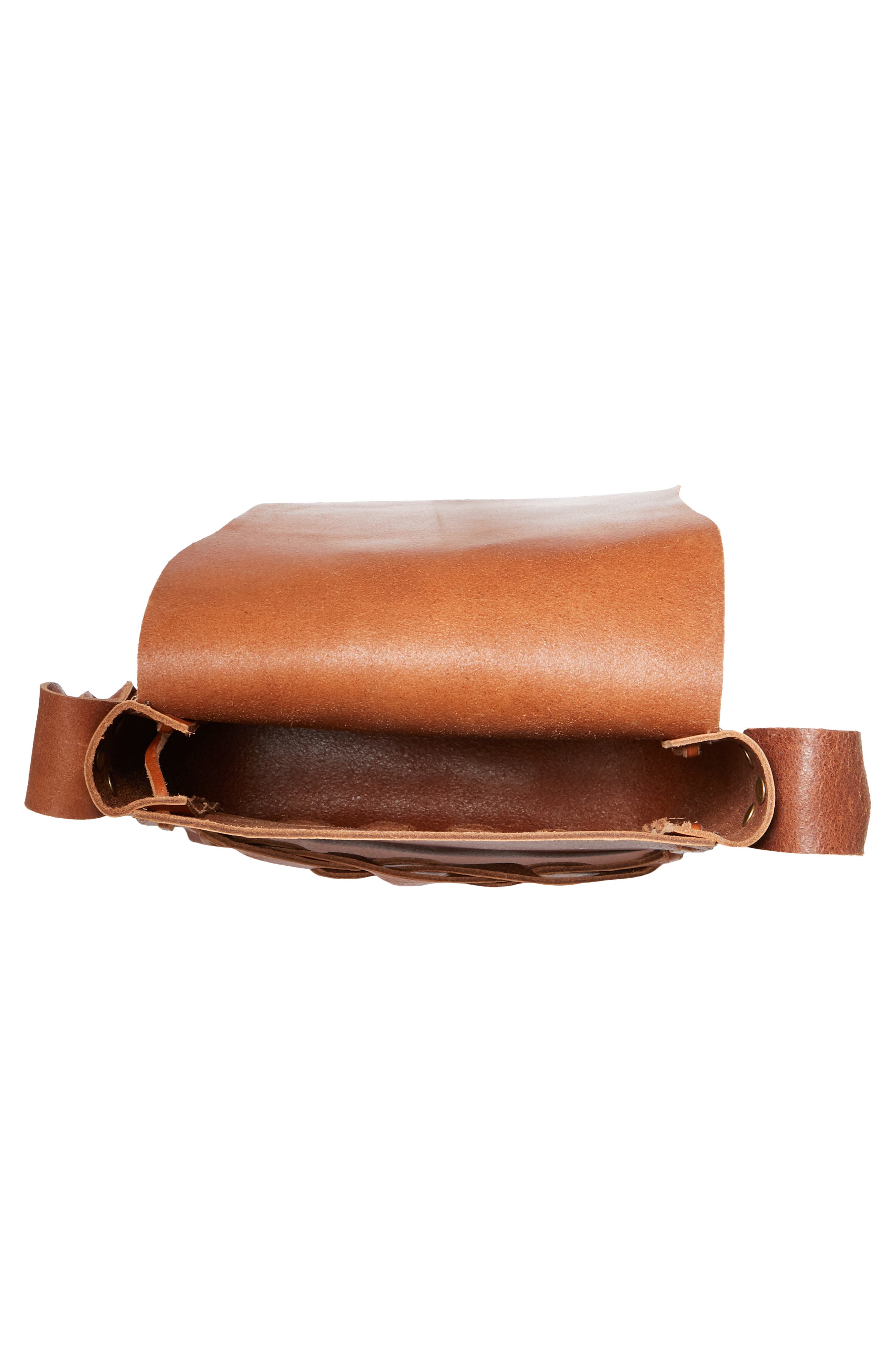 Anna Sui Lilou Leather Shoulder Bag, Alternate, color, 