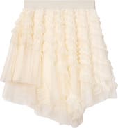 AllSaints Jayde Handkerchief Hem Tulle Skirt