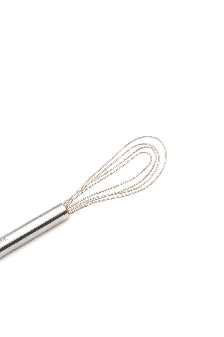 8-Inch Silicone Flat Whisk, Frosted, Alternate, color, Silver