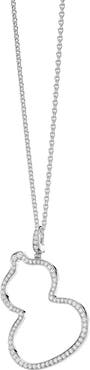 Qeelin Medium Wulu Diamond Pendant Necklace