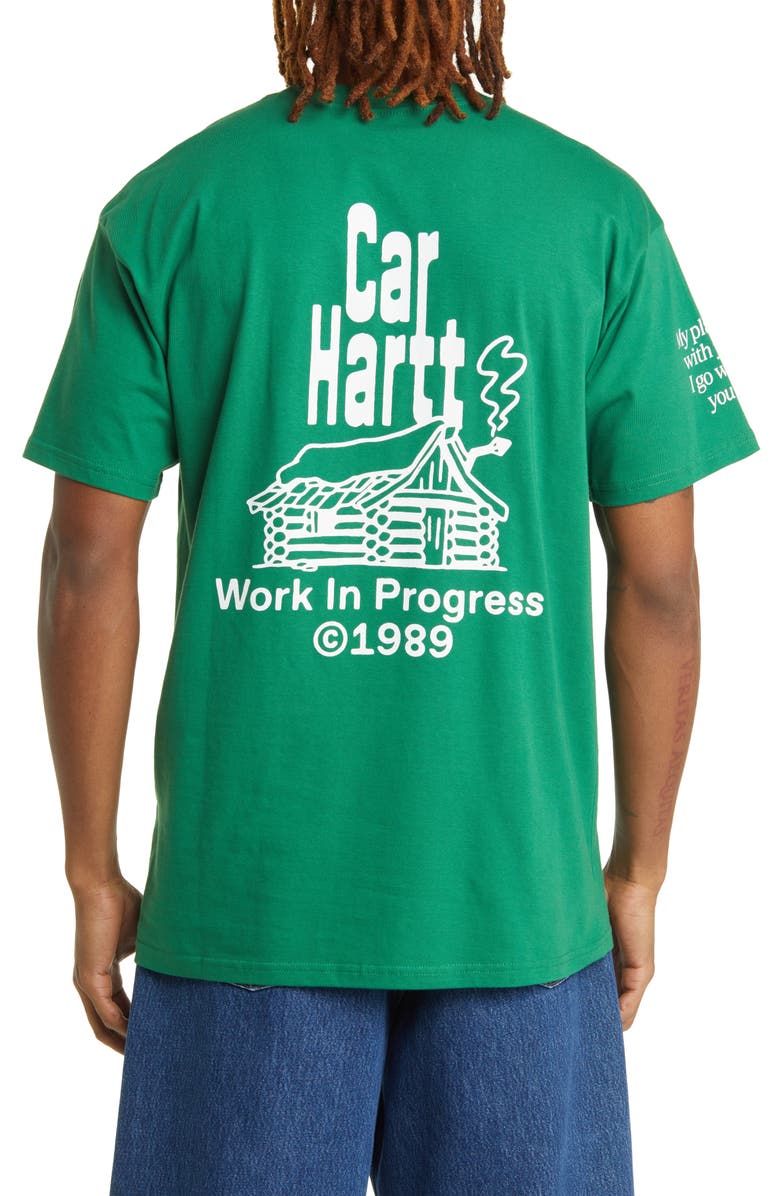 Carhartt Work In Progress Home Organic Cotton Graphic T-Shirt, Alternate, color,