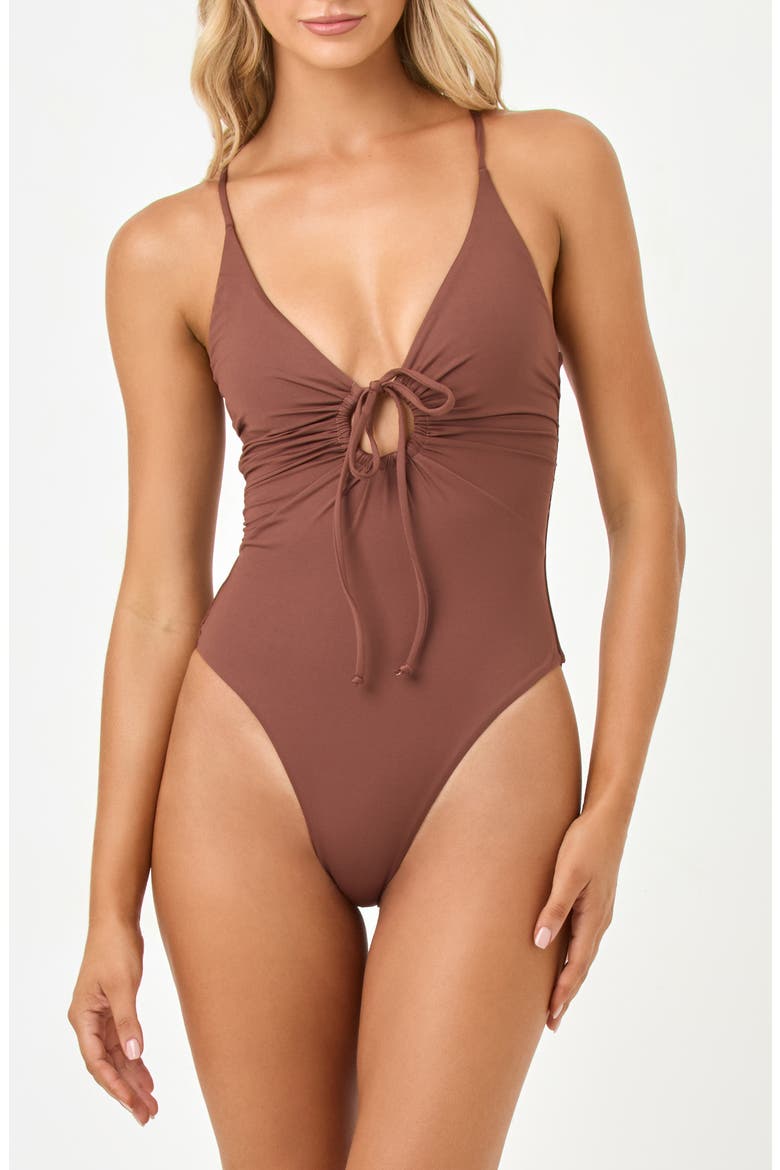 Piper Keyhole One-Piece Swimsuit video