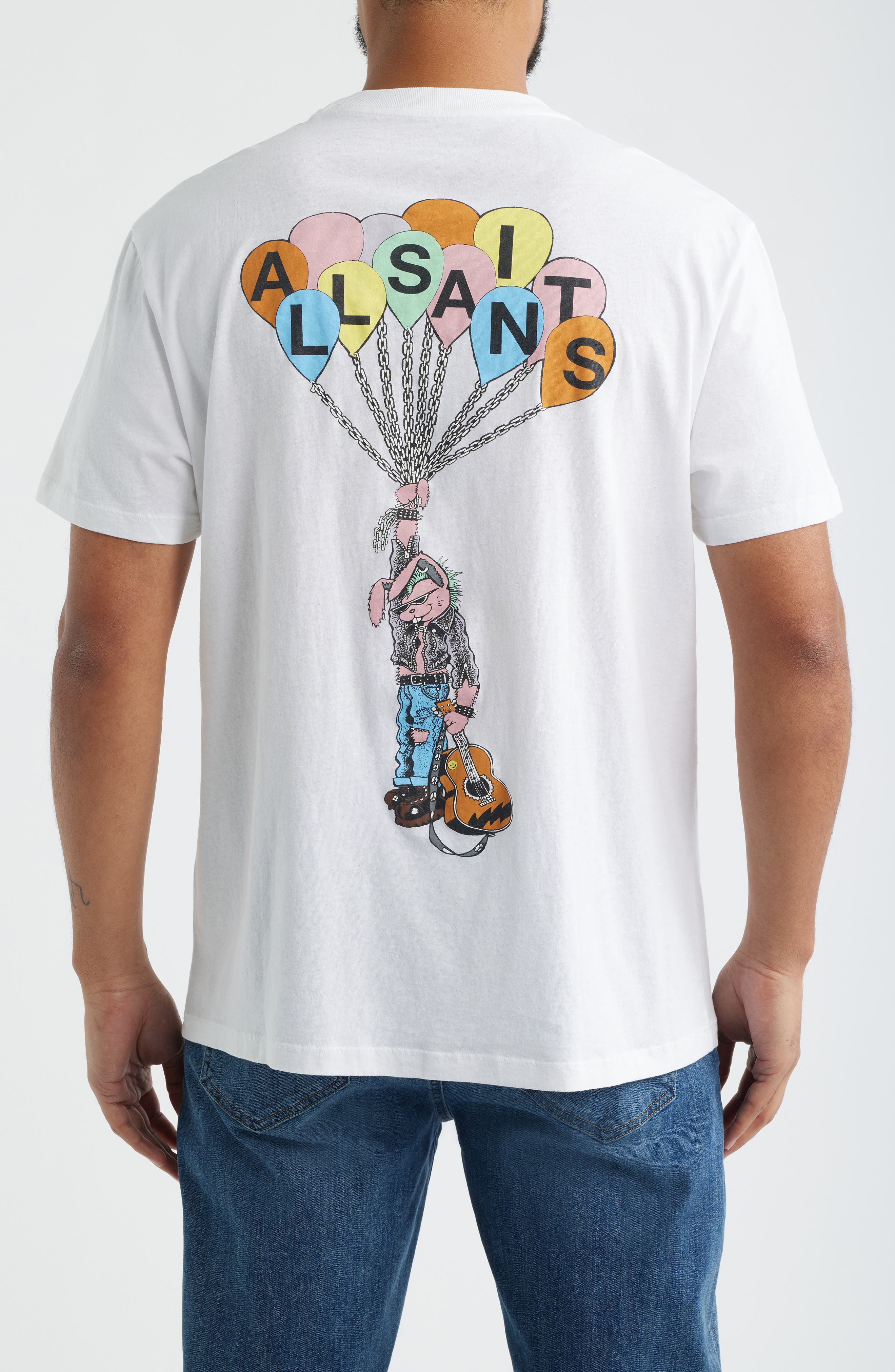 Мужские AllSaints Lofty Cotton Graphic T-Shirt — фото 2