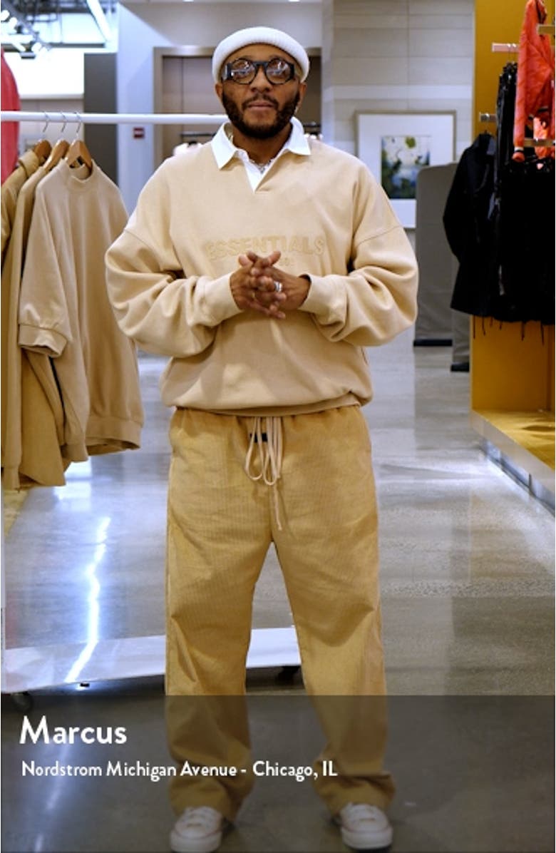 Relaxed Cotton Corduroy Trousers, sales video thumbnail