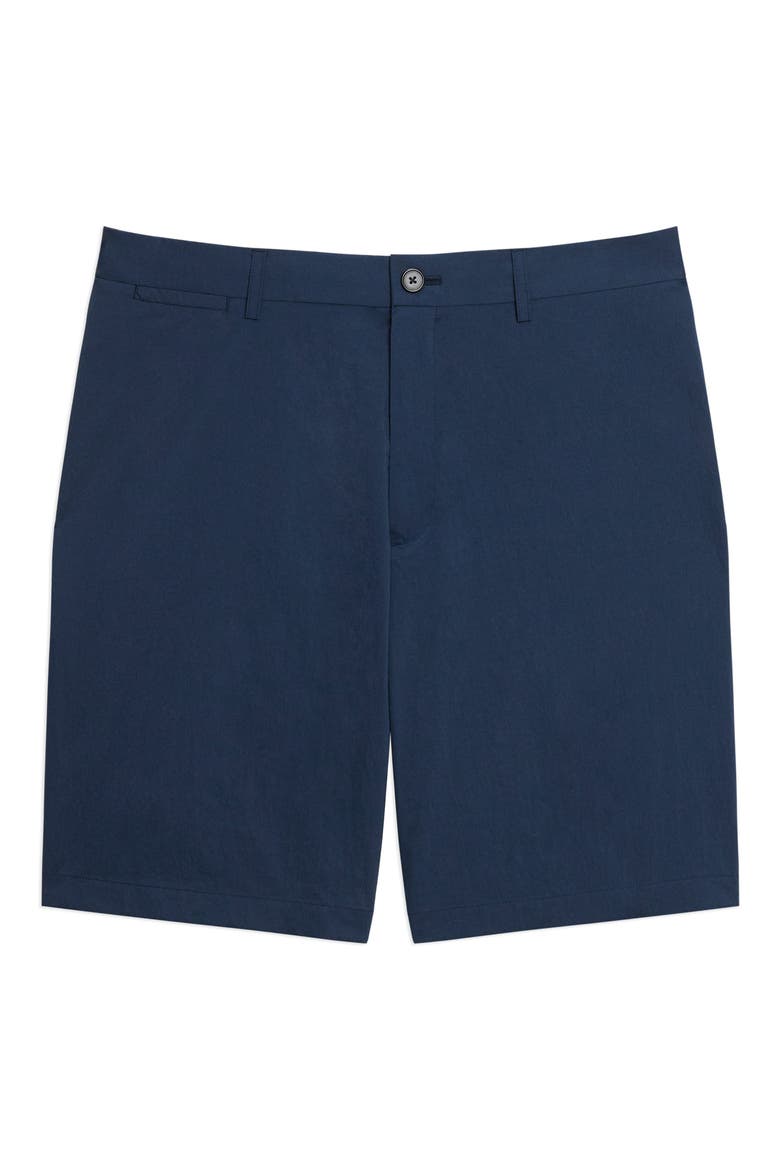 Flat Front Nylon Bermuda Shorts, Alternate, color, NOCTURNE NAVY