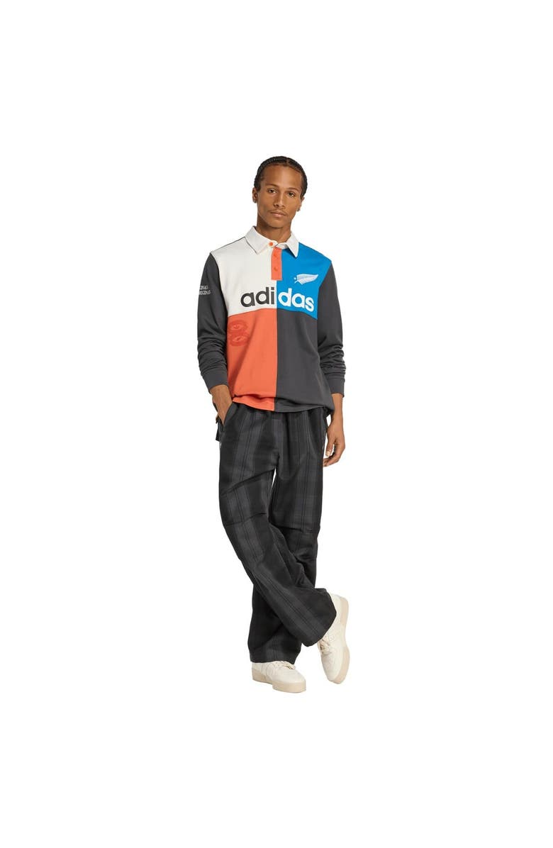 adidas Men's All Blacks adidas Long Sleeve Rugby Shirt - Black, Alternate, color, Black