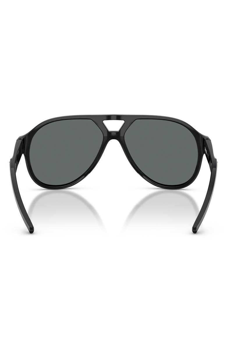 Scuderia Ferrari 58mm Pilot Sunglasses, Alternate, color, Black / Dark Grey Polar