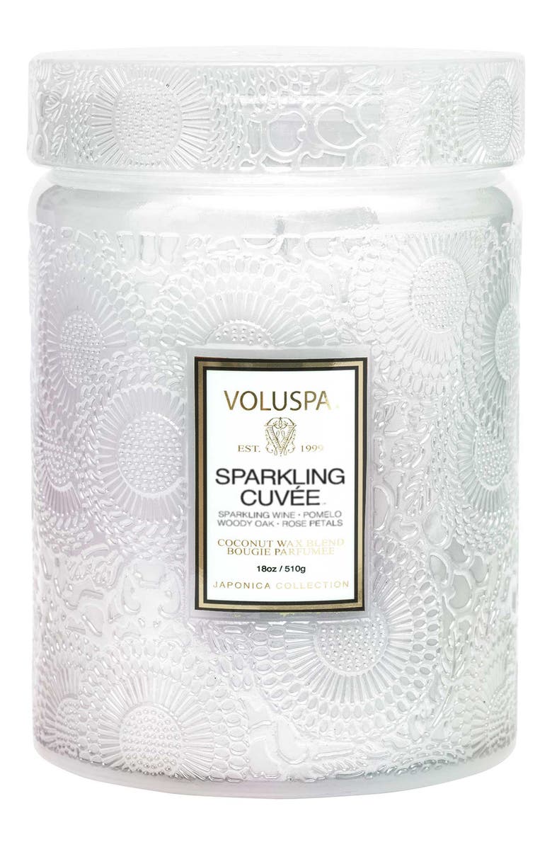 Voluspa Sparkling Cuvée Large Jar Candle, Main, color, Sparkling Cuvee