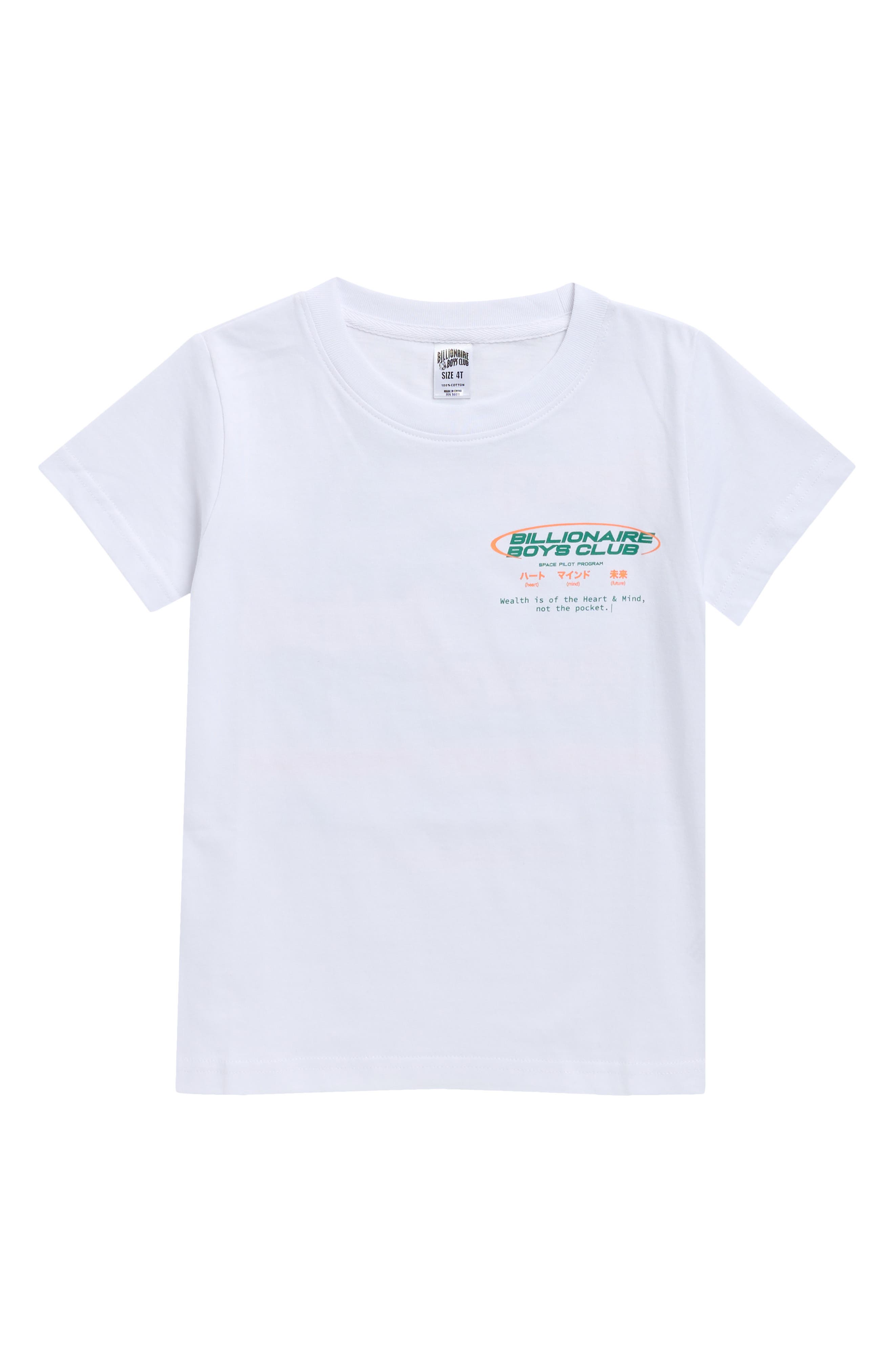 Billionaire Boys Club Kids' Space Pilot Cotton Graphic T-Shirt