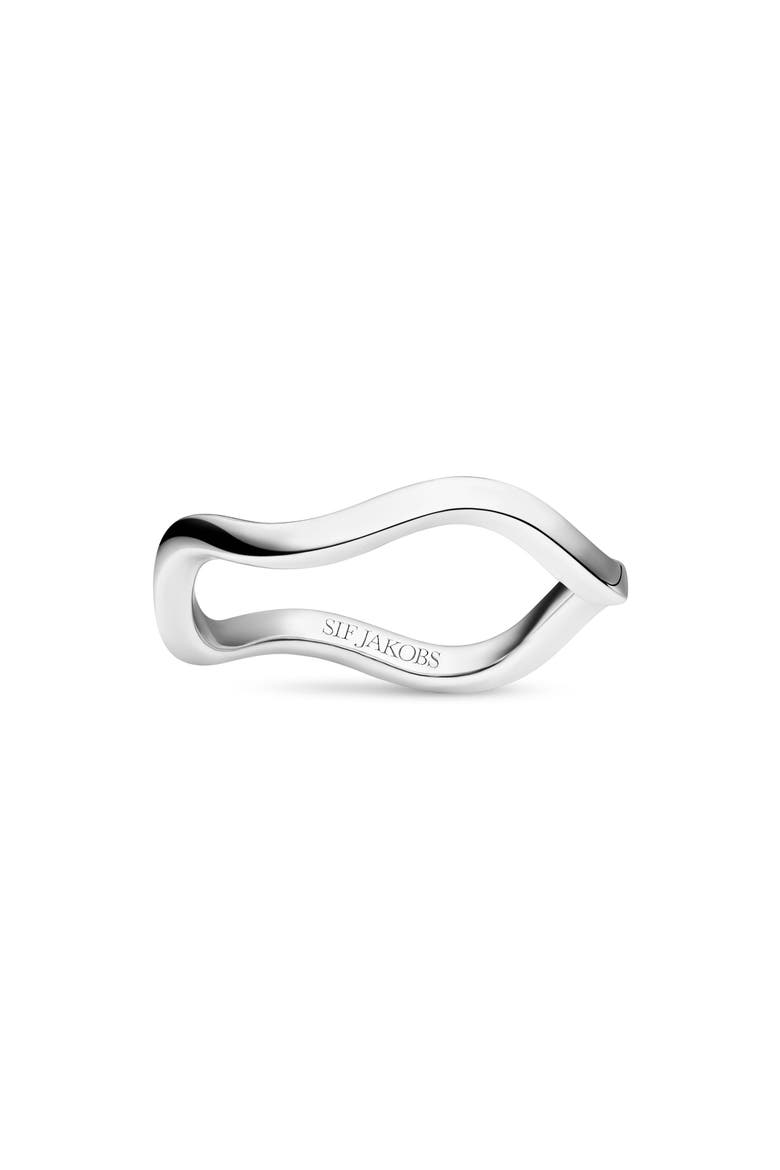 Ring Ellera Waves Pianura, Main, color, 925 Sterling Silver