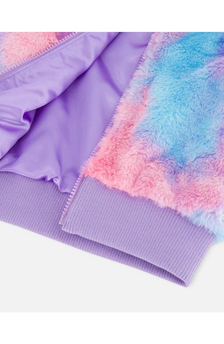 Deux par Deux Girl's Faux Fur Sleeveless Vest Multicolor, Alternate, color, 