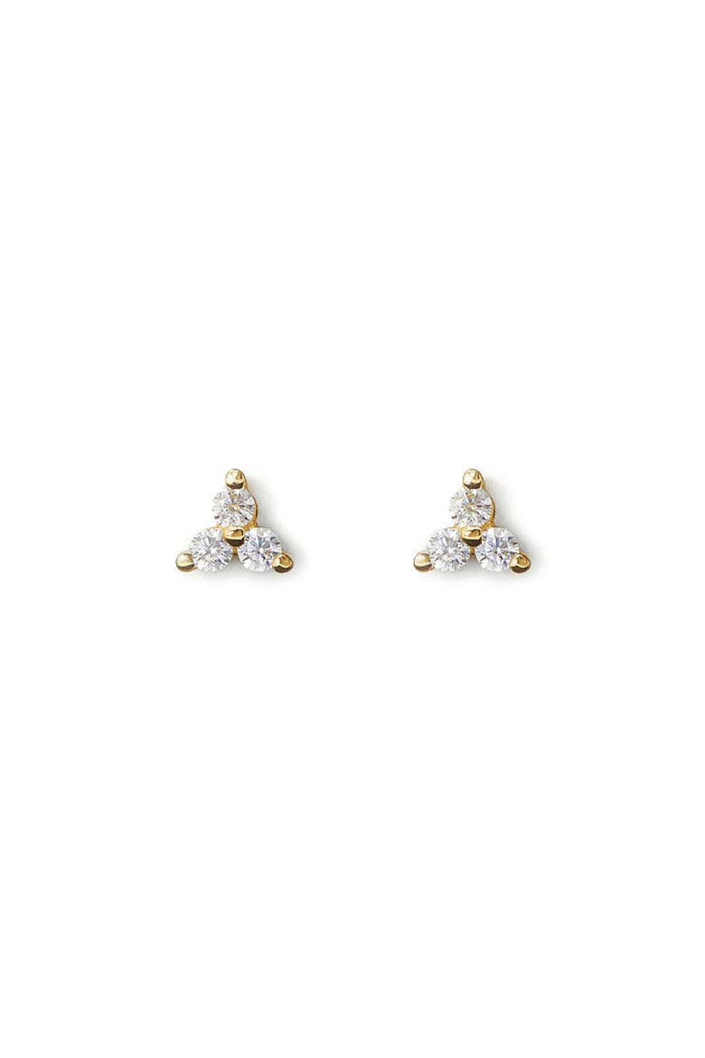 Small Stud Earring - Zara, Main, color, Gold