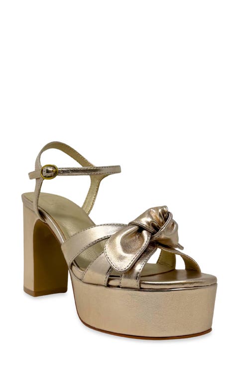 Esmeralda Faux Leather Platform Sandal