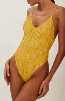 ViX Paula Hermanny Bailey Textured One-Piece Swimsuit