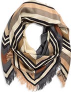 Echo Half and Half Silk Scarf
