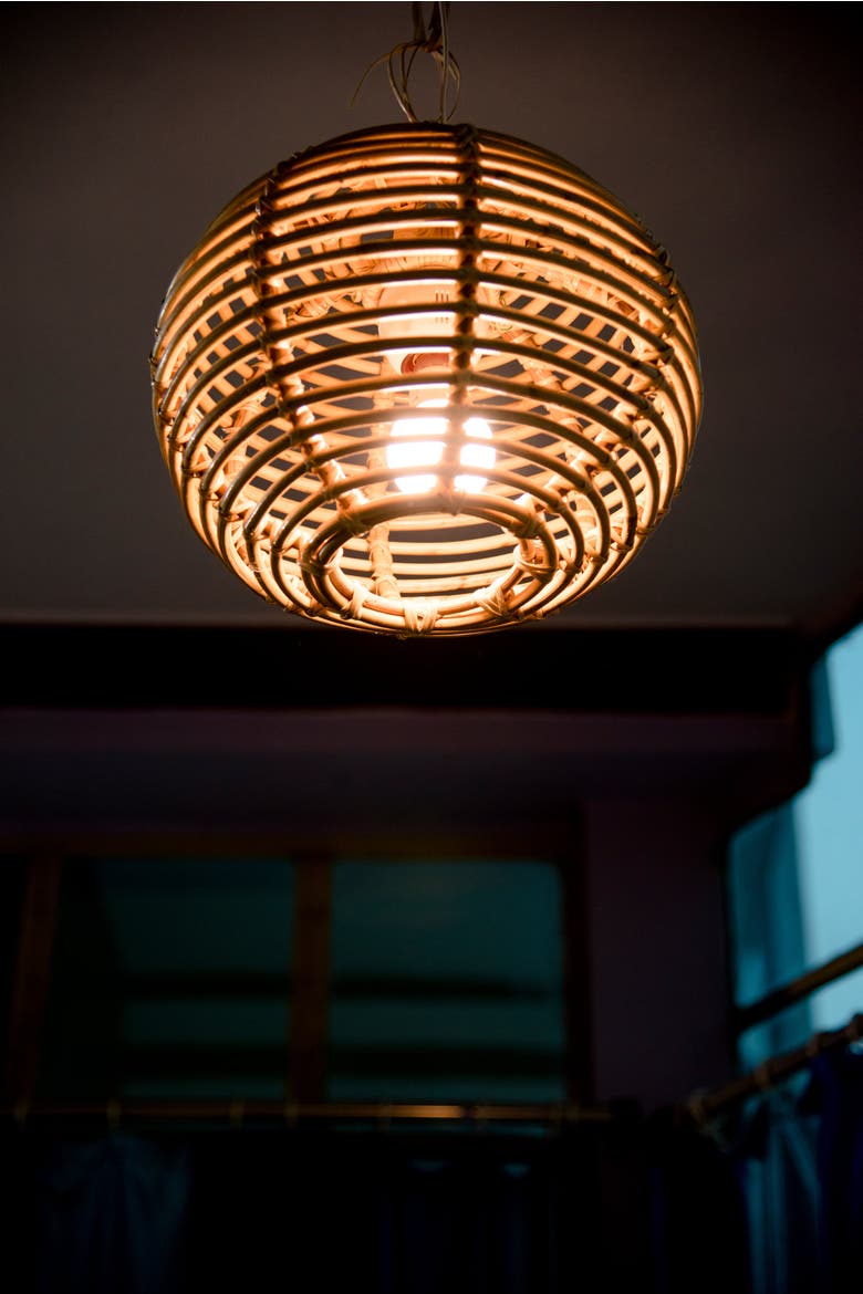 Round Lamp Shade, Alternate, color, Natural