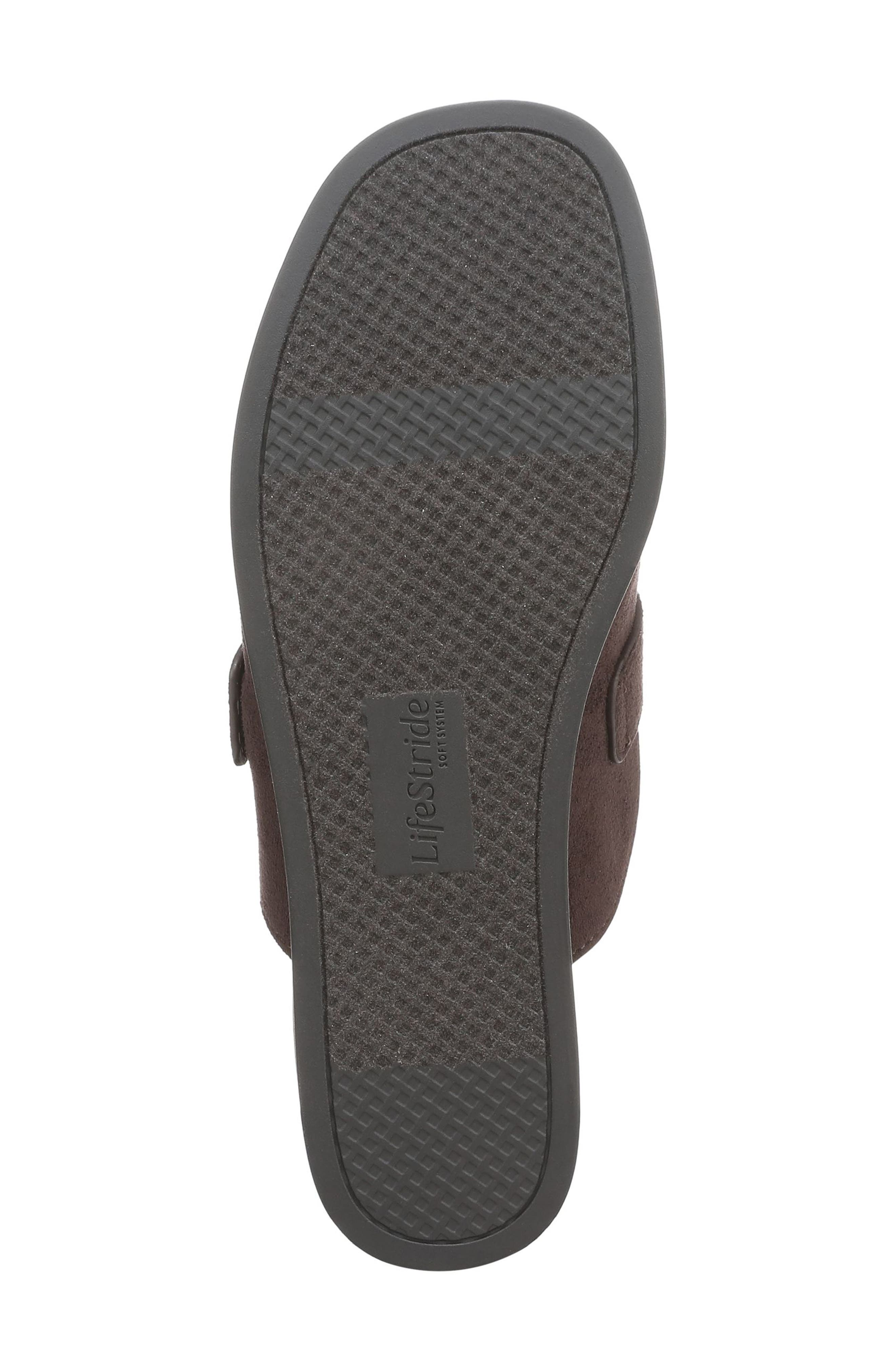 Gillian Clog, Alternate, color, DARK CHOCOLATE