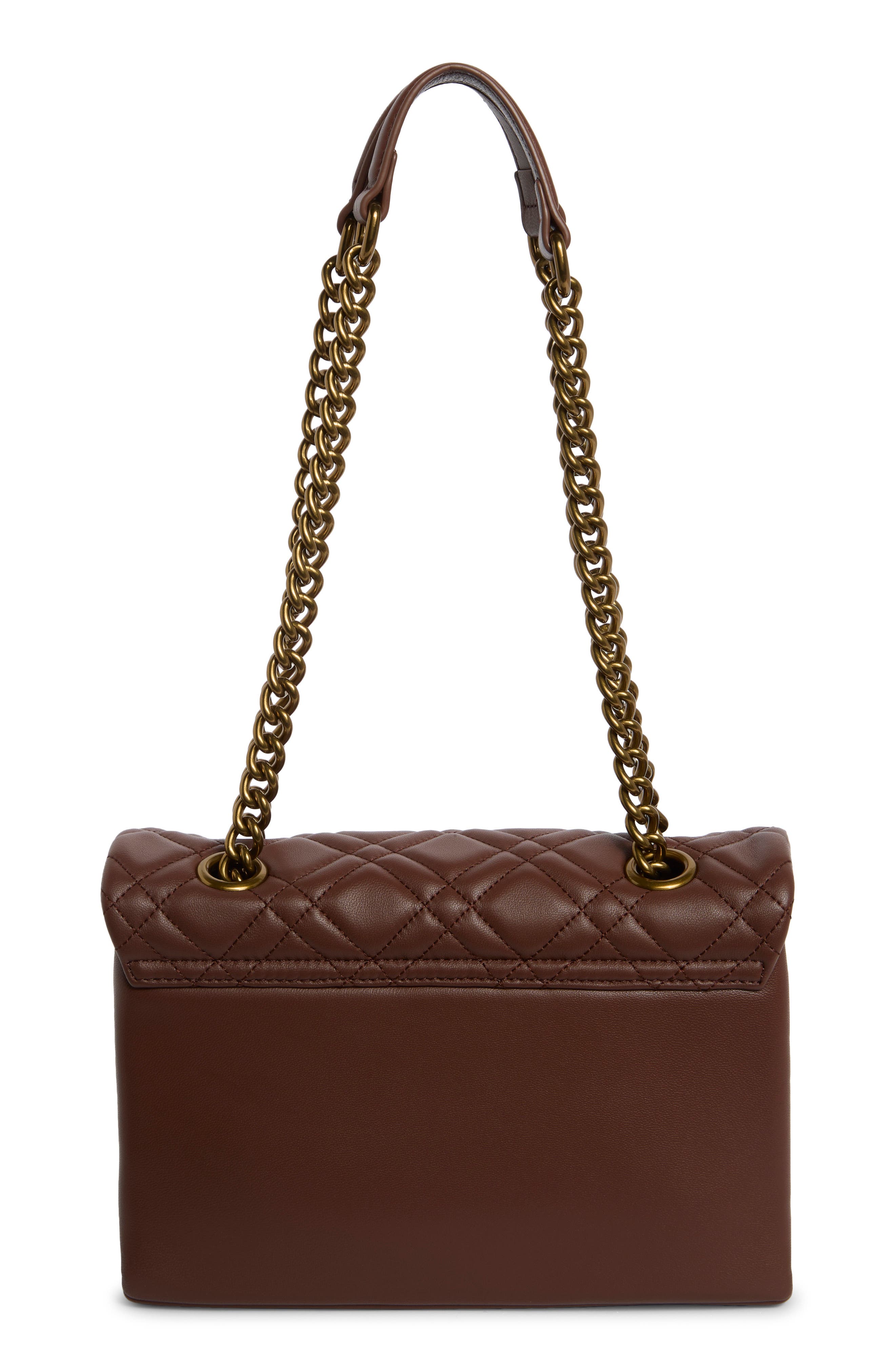 Kingsley Quilted Leather Shoulder Bag, Alternate, color, MEDIUM RED