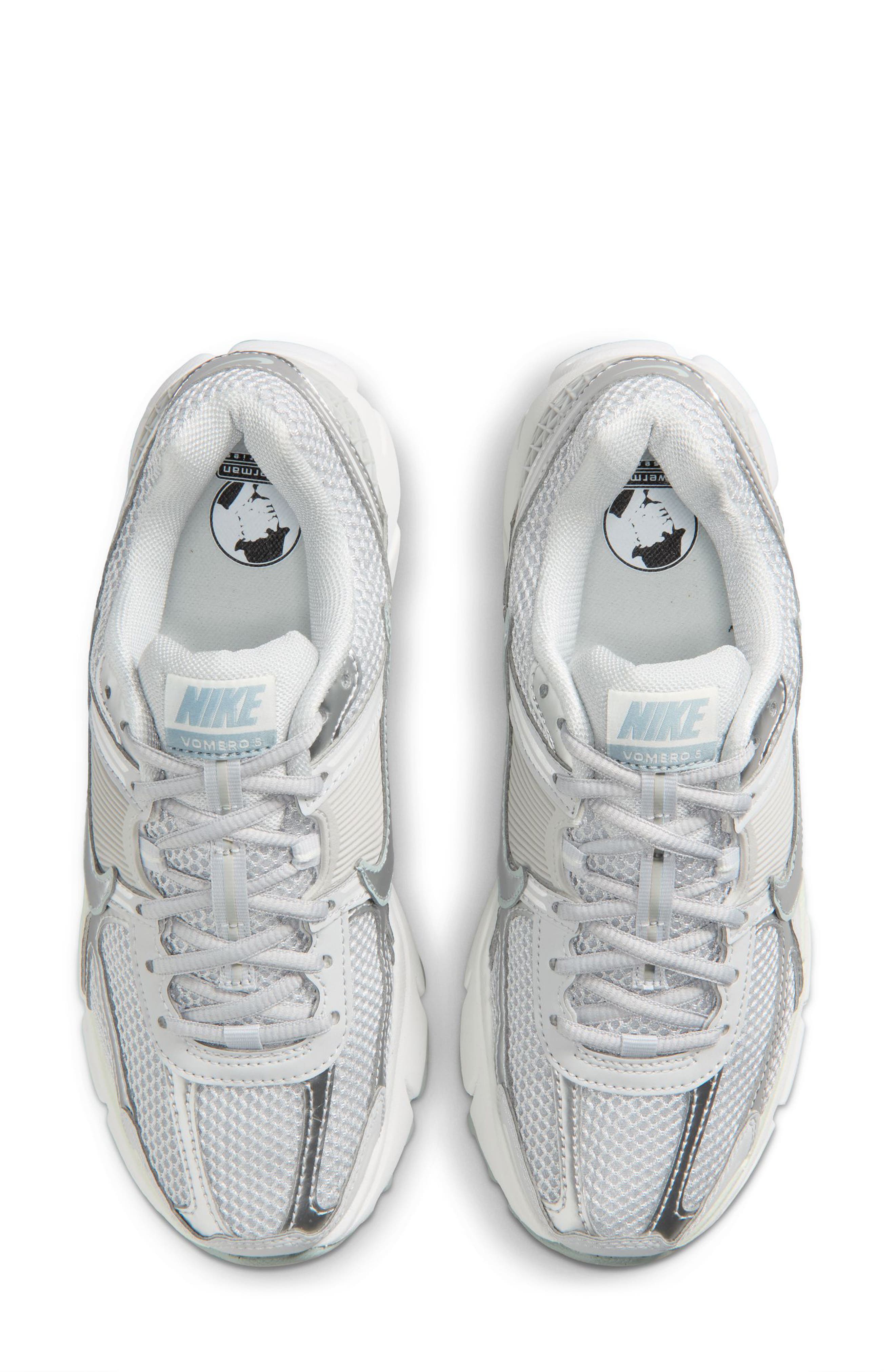 Zoom Vomero 5 Sneaker, Alternate, color, GREY FOG/ OFF WHITE/ SPRUCE
