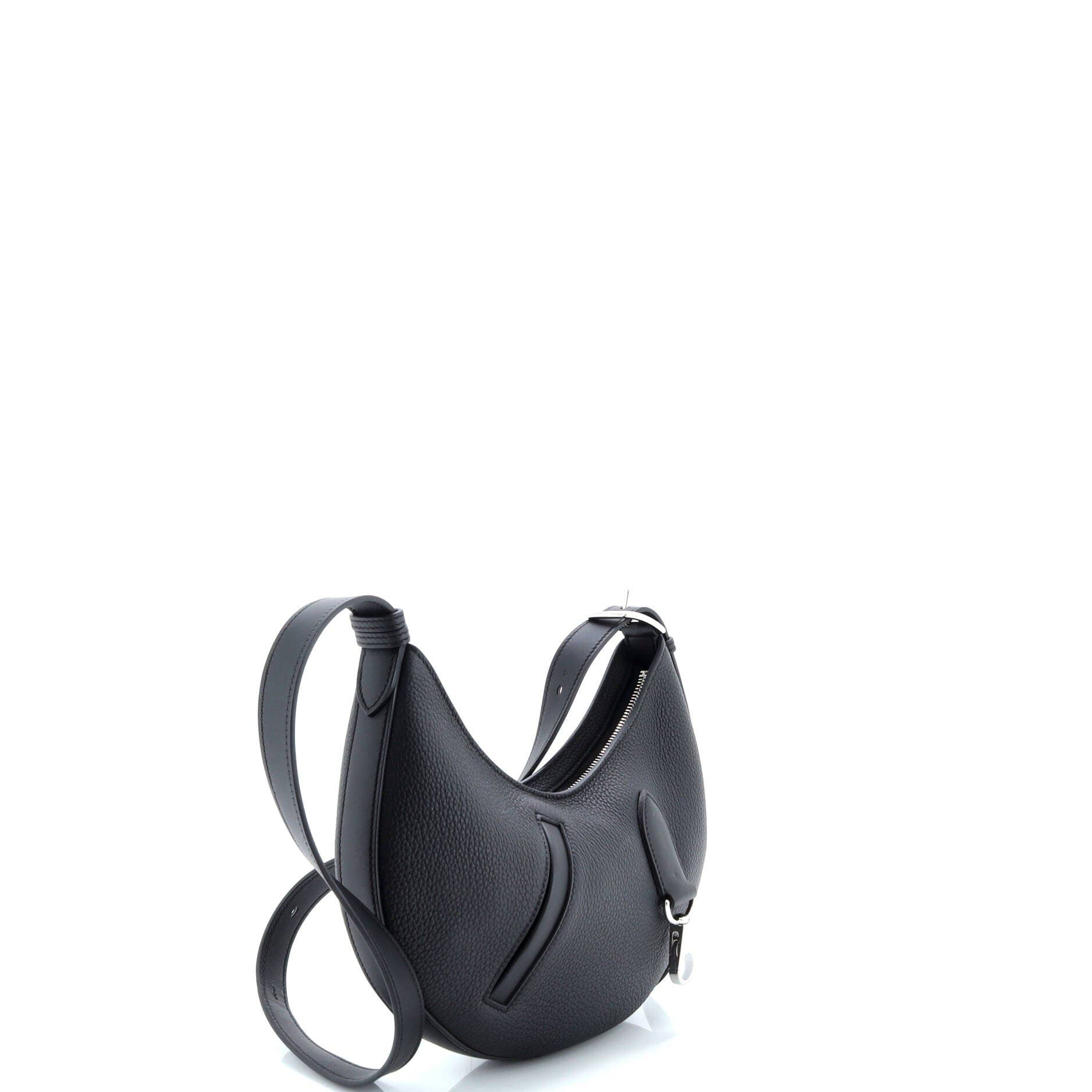 Pre-Owned Hermes Arcon Bag Togo and Swift Petite, Alternate, color, Noir