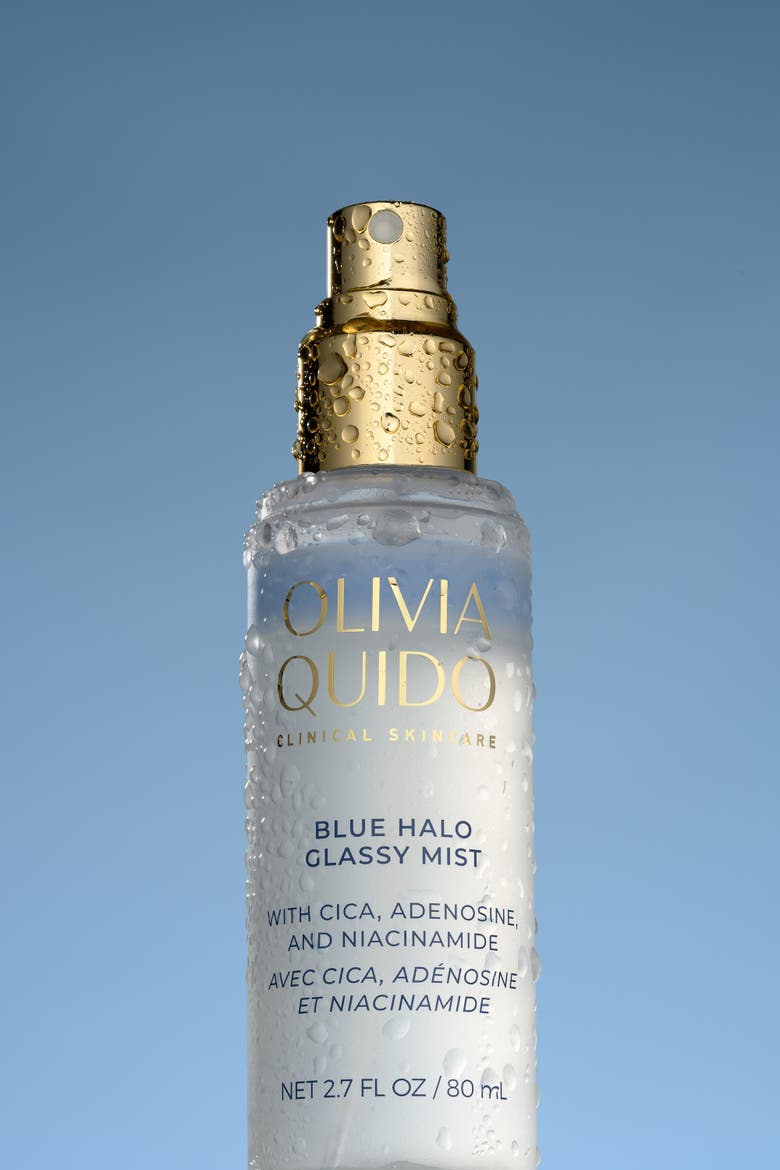 Blue Halo Glassy Mist, Alternate, color, Blue, White