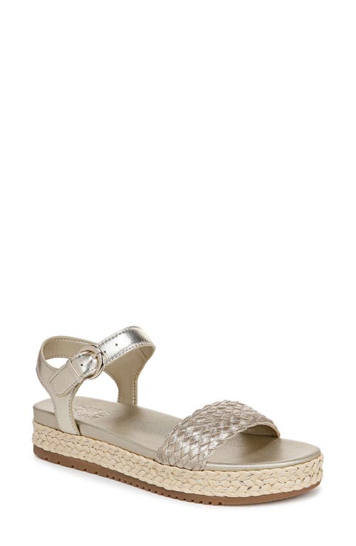 Naturalizer Neila Ankle Strap Platform Sandal In Champagne