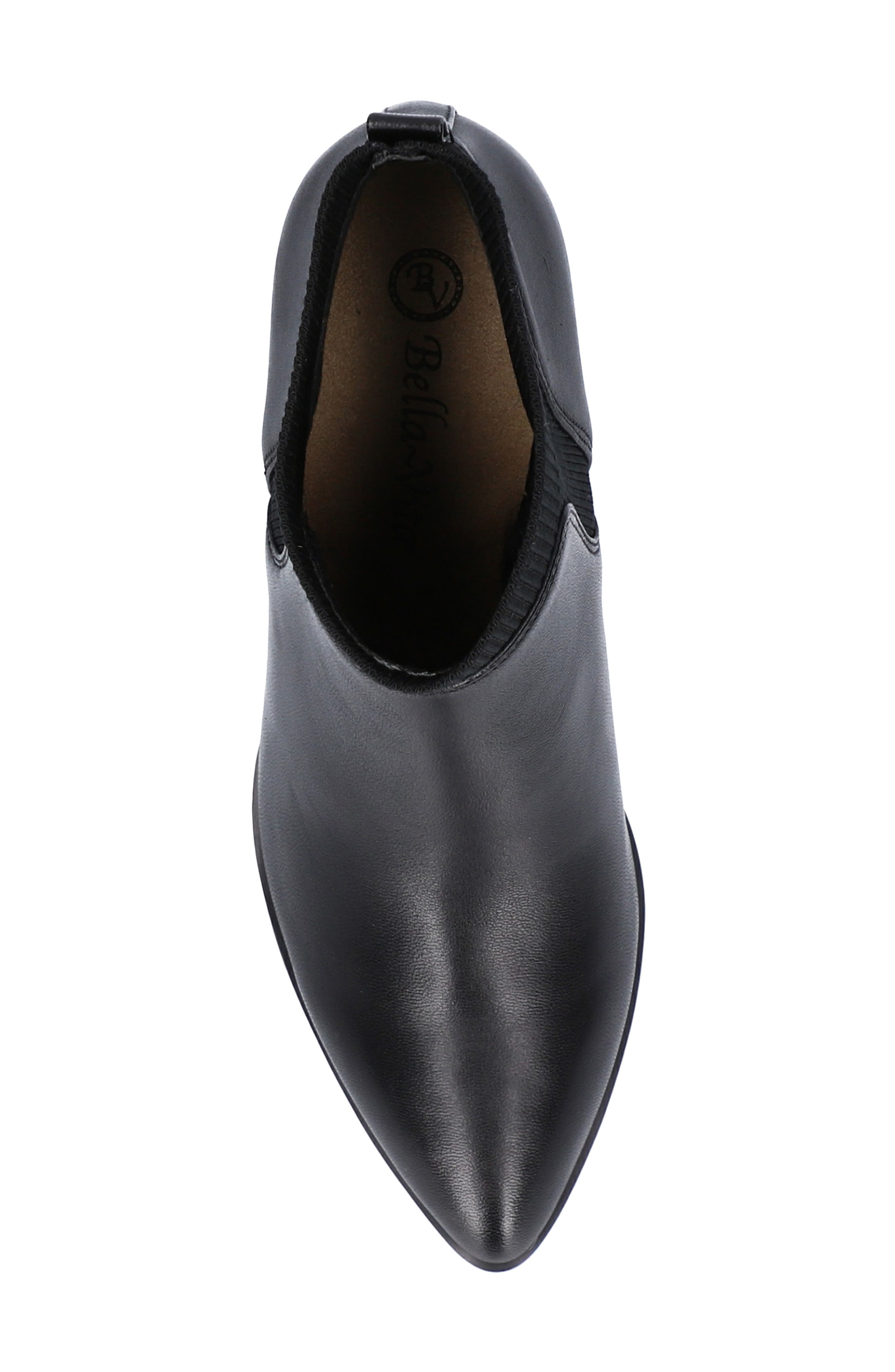 Lottie Bootie, Alternate, color, BLACK LEATHER