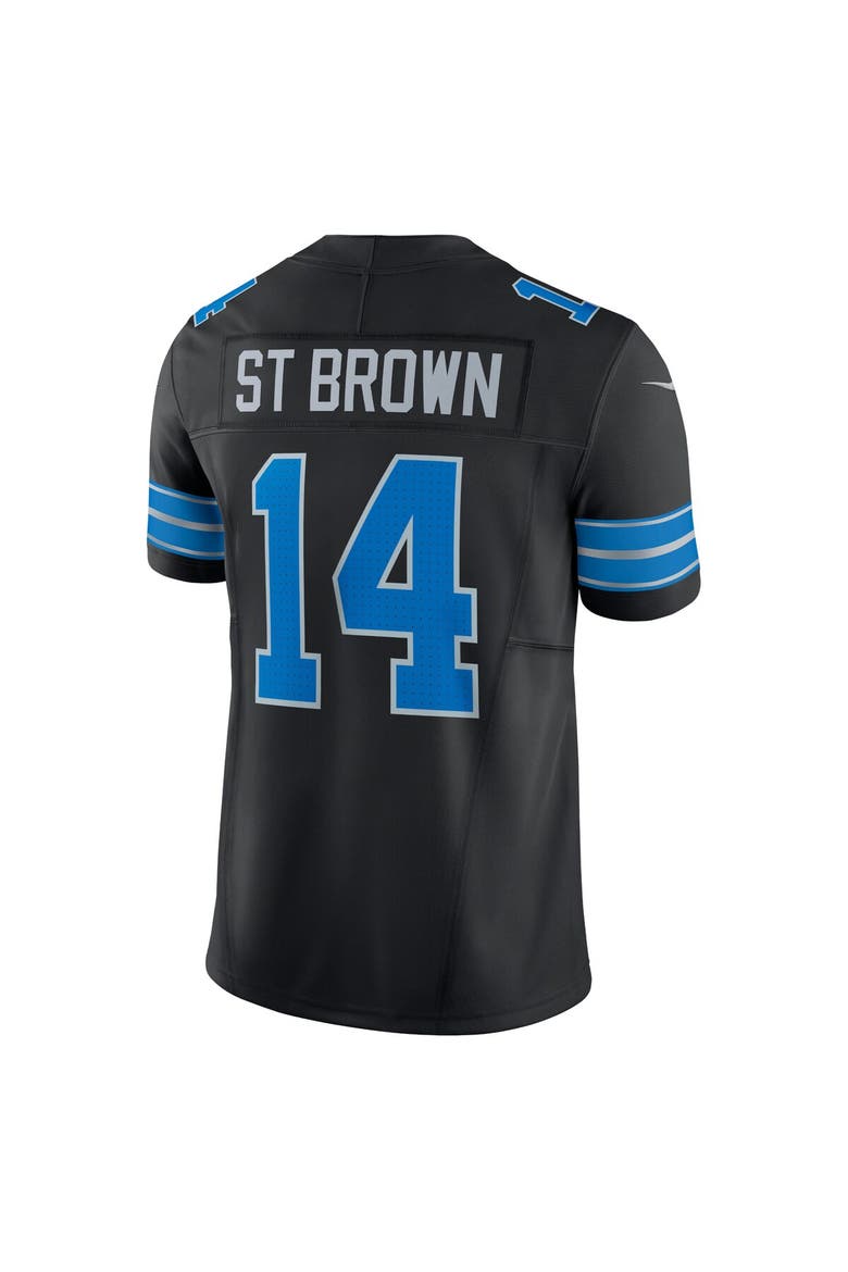 Men's Nike Amon-Ra St. Brown Black Detroit Lions 2nd Alternate Vapor F.U.S.E. Limited Jersey, Alternate, color, Black