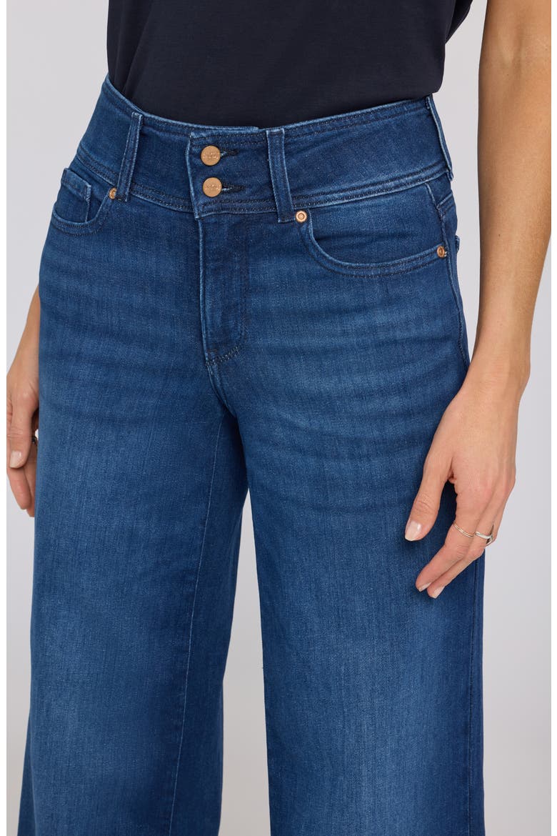 Teresa Wide Hem Wide Leg Jeans, Alternate, color, DEEP WAVE
