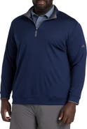 adidas Big & Tall 1/4-Zip Performance Pullover