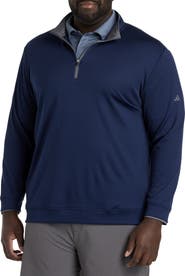 adidas Big & Tall 1/4-Zip Performance Pullover