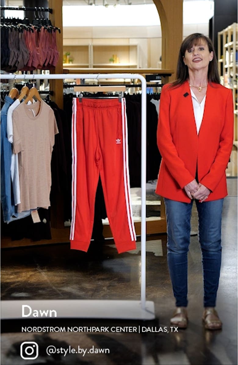 Kids' Superstar Recycled Polyester Track Pants, sales video thumbnail