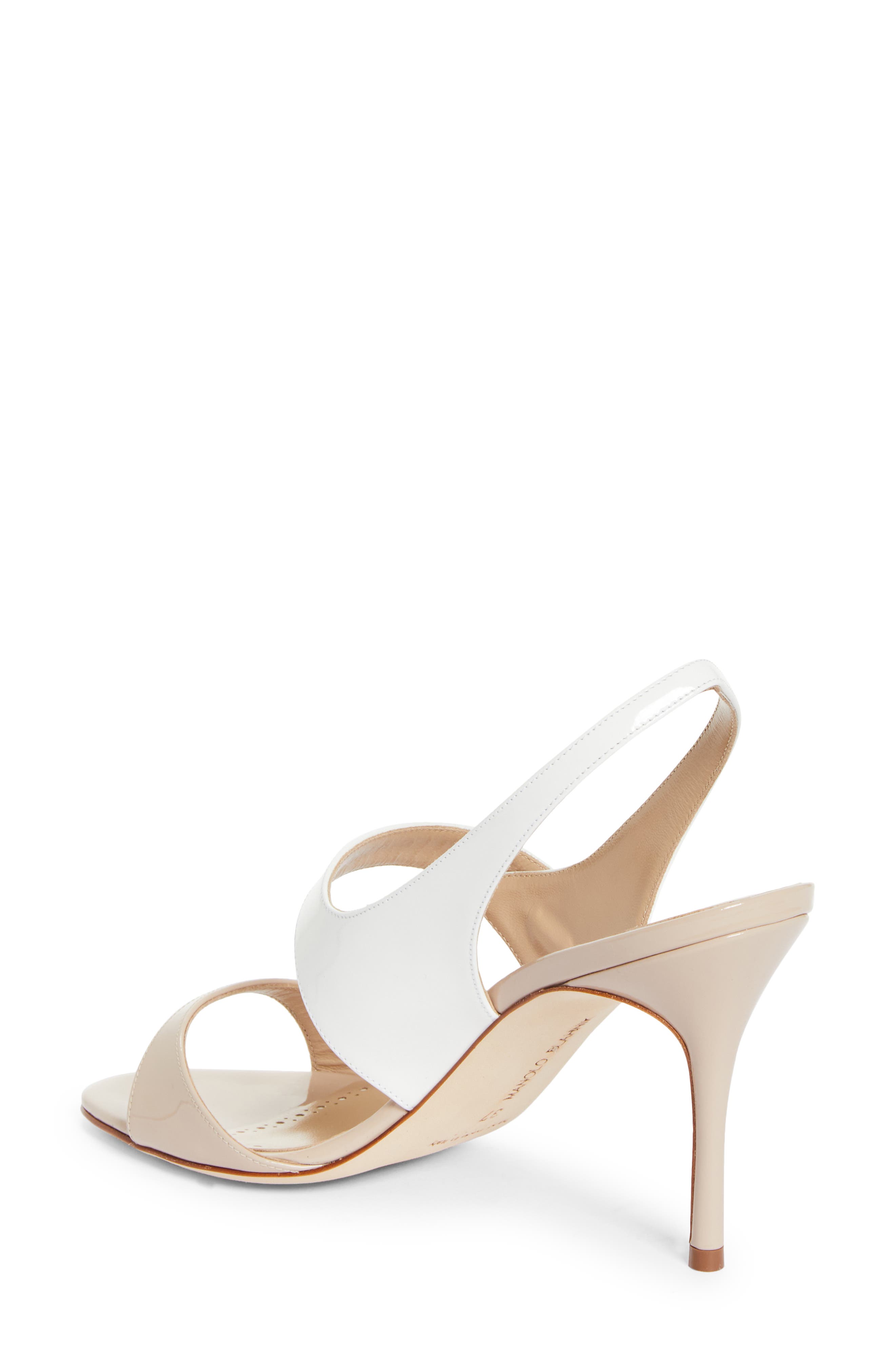 Climnetra Slingback Sandal, Alternate, color, CREAM/ WHITE