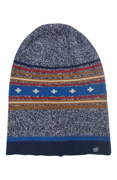 The Merino Wool Slouchy Modern Fair Isle Beanie