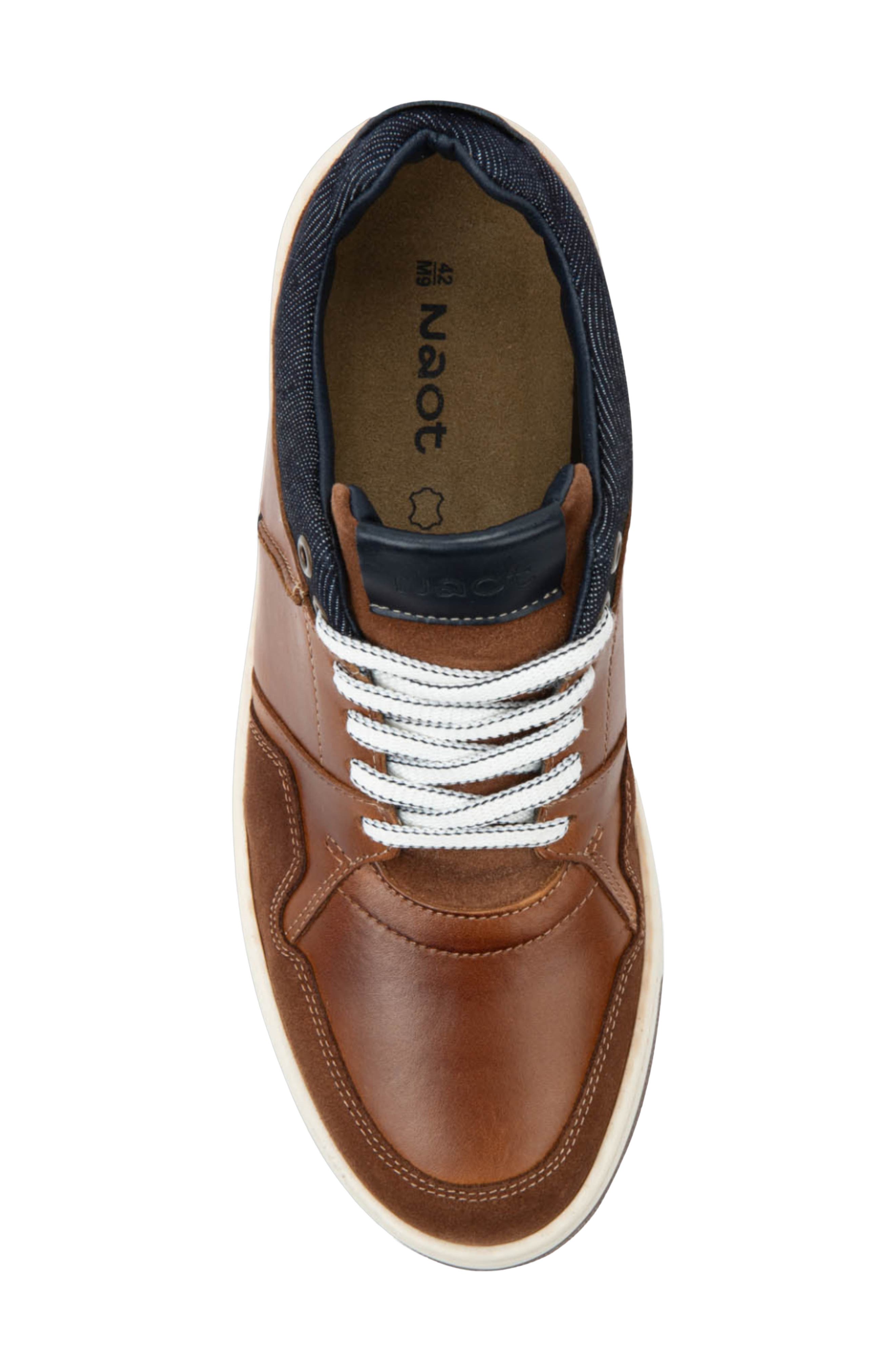 Speed Sneaker, Alternate, color, BROWN NAVY LEATHER COMBO