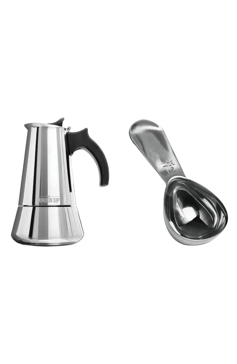 London Sip Espresso Maker
Coffee Spoon Bundle, 10 Cup, Main, color, Metallic Silver