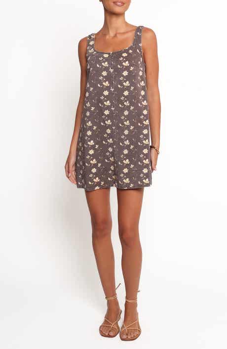 Petal & Pup Abbott Floral Denim Minidress