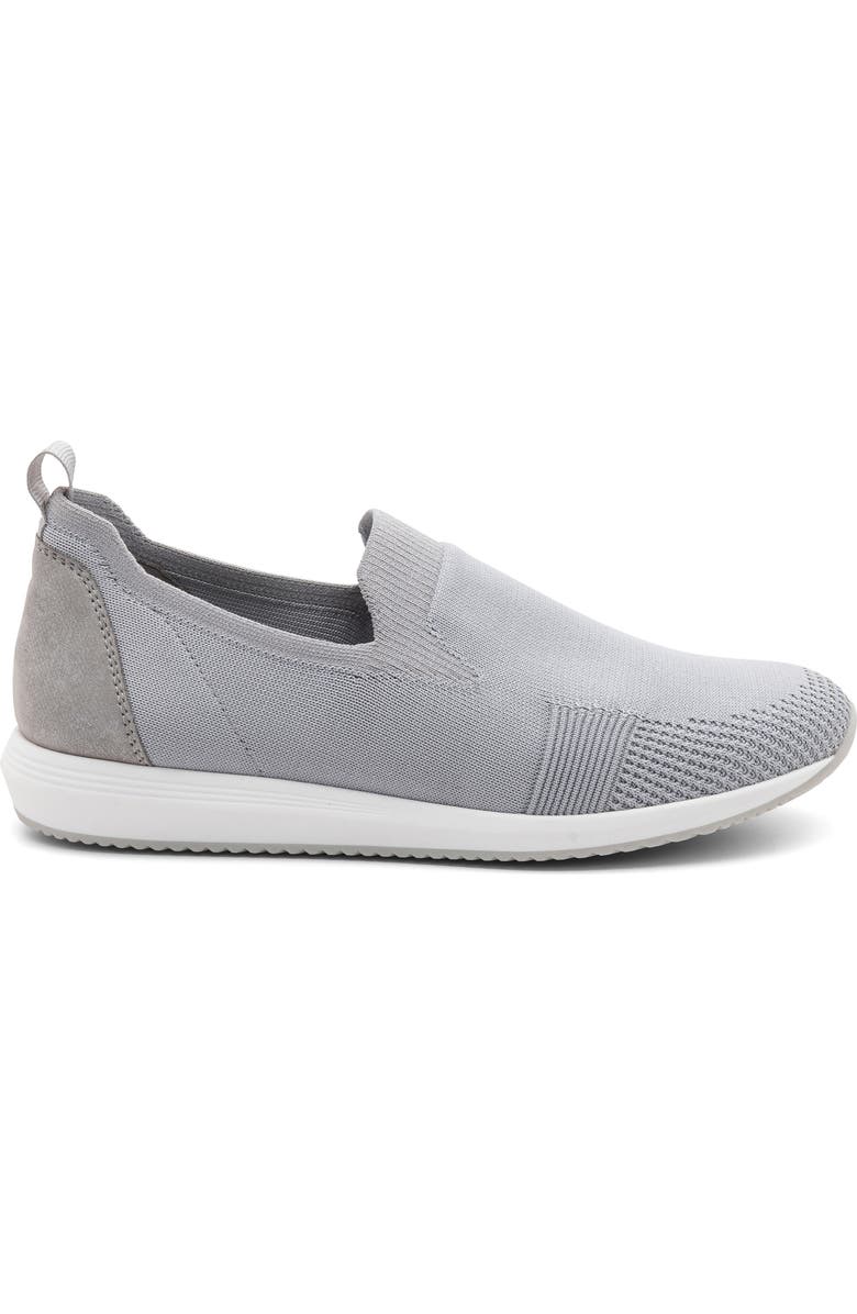 ara Leena II Slip-On Sneaker, Alternate, color, Pebble Woven Stretch