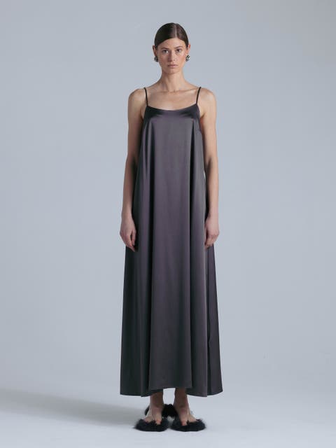 Aphrodite Sleeveless Silk Maxi Dress