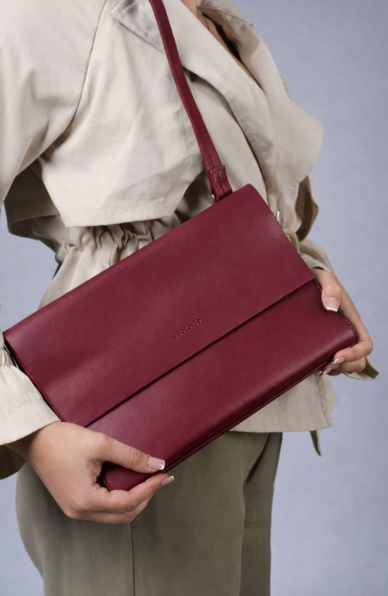 Betty Leather Crossbody Bag, Alternate, color, WINE